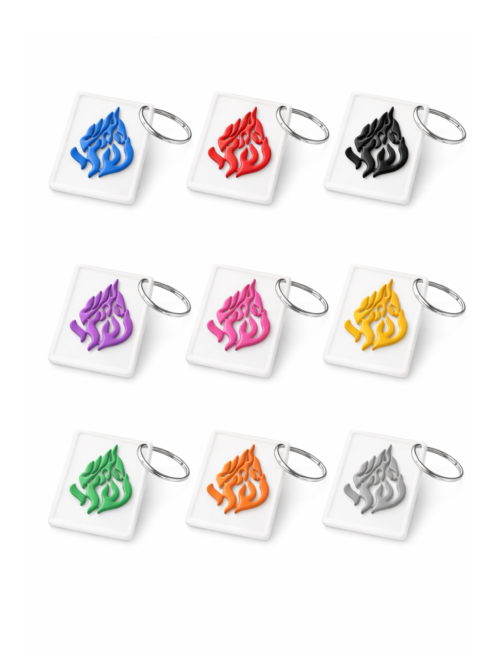 Pack Porte-clés Blanc – Esh Sheli