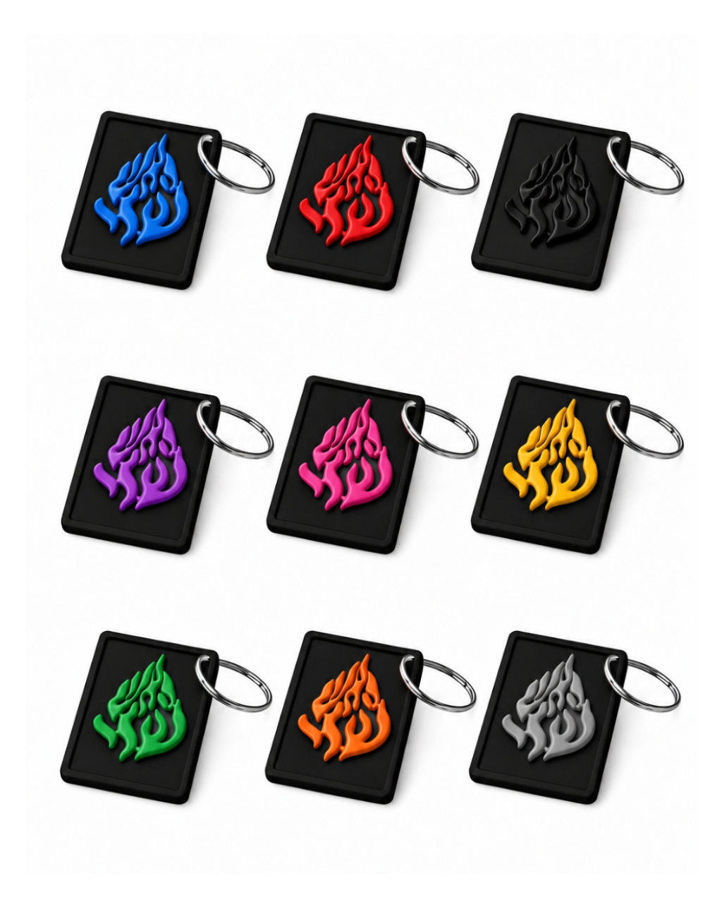 Pack Porte-clés Noir – Esh Sheli